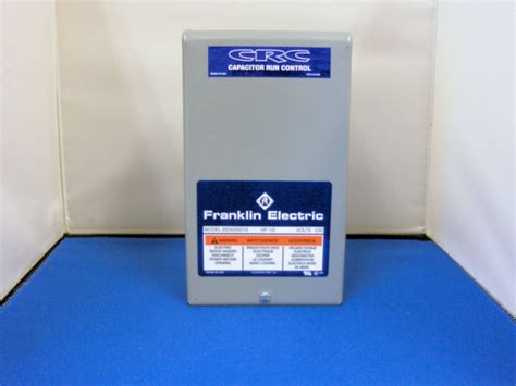 franklin electric 1 2 hp control box|franklin electric crc control box.